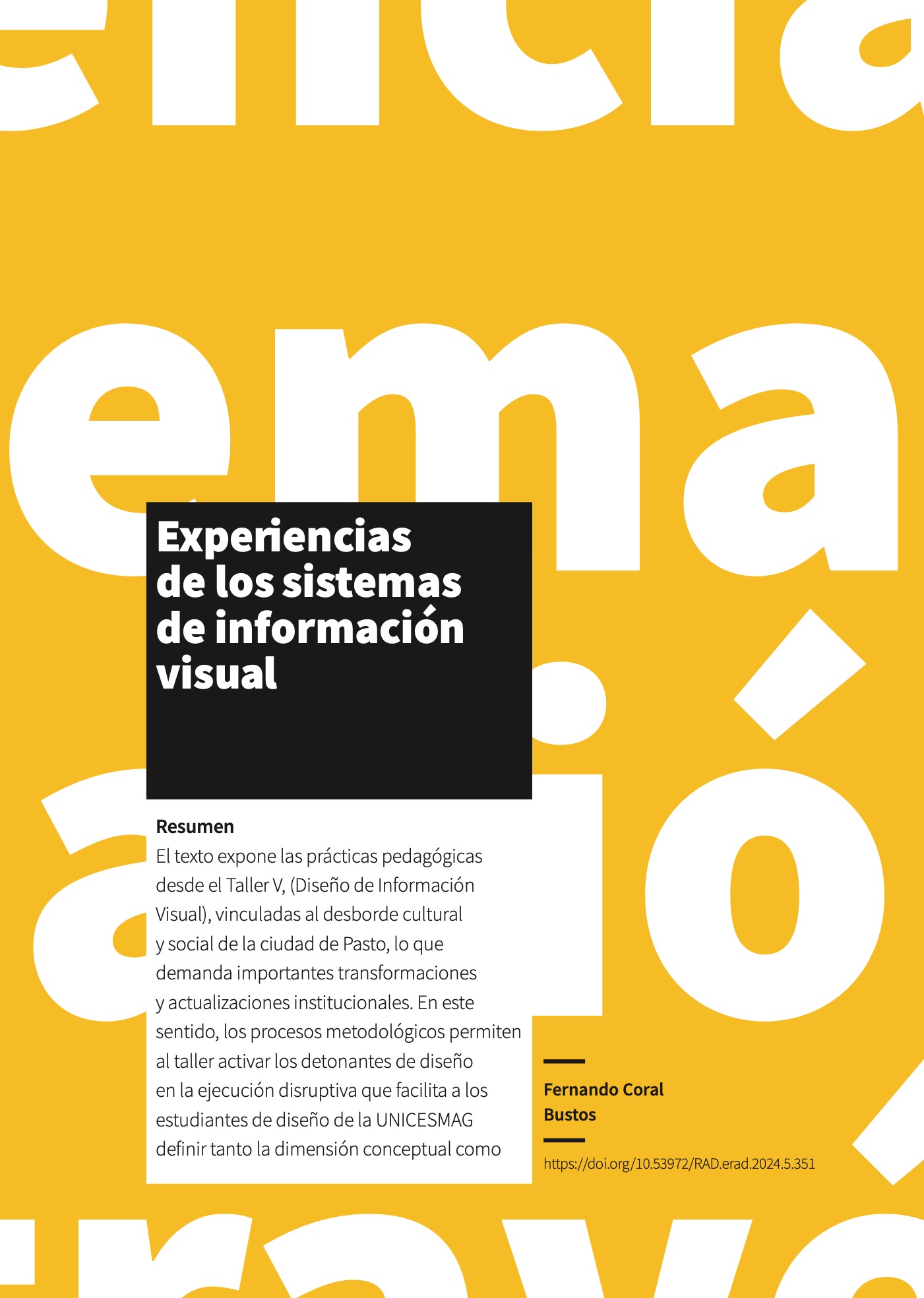 Experiencias de los sistemas de información visual