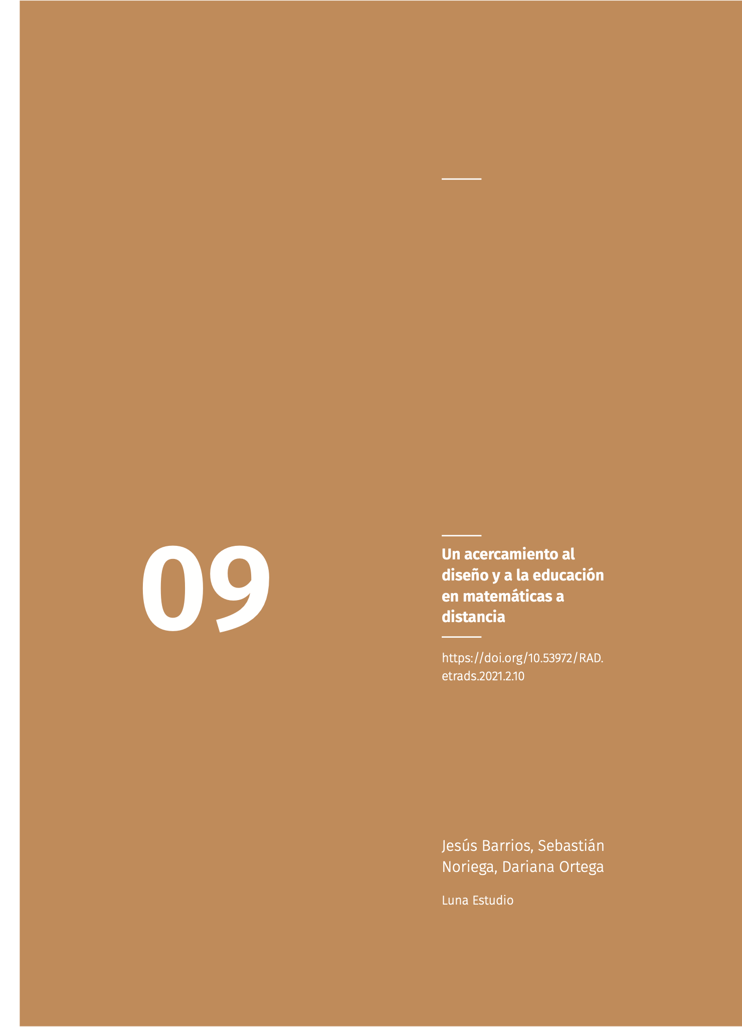 Un acercamiento al diseño y a la educación en matemáticas a distancia